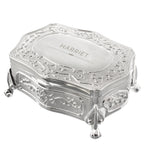Personalised Classic Small Antique Trinket Box for Wedding