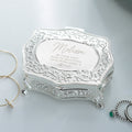Personalised Swirls & Hearts Small Antique Trinket Box | Trinket, Jewellery & Keepsake Boxes | Inspired Creative Gifts