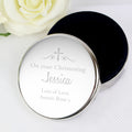 Personalised Religious Swirls & Hearts Round Trinket Box | Trinket, Jewellery & Keepsake Boxes | Wedding Gift