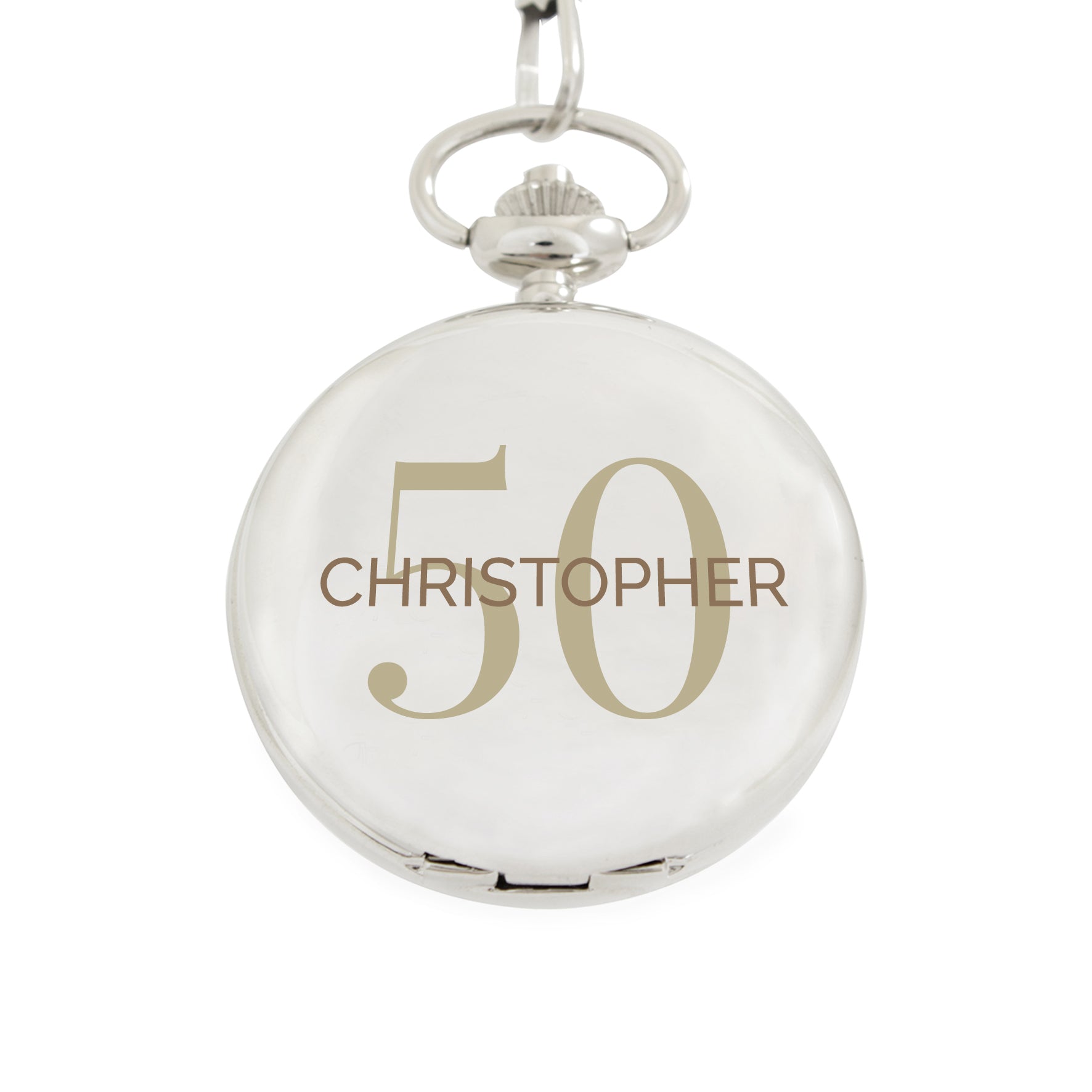 Personalised Birthday Big Age Pocket Fob Watch - Clocks & Watches - Inspired Creative Gifts