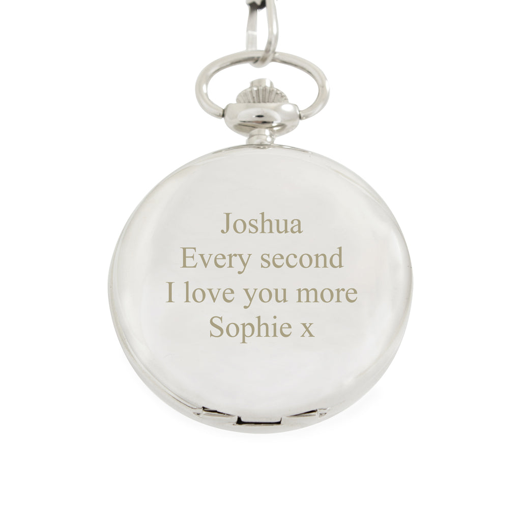 Personalised Formal Pocket Fob Watch - Clocks & Watches - Inspired Creative Gifts