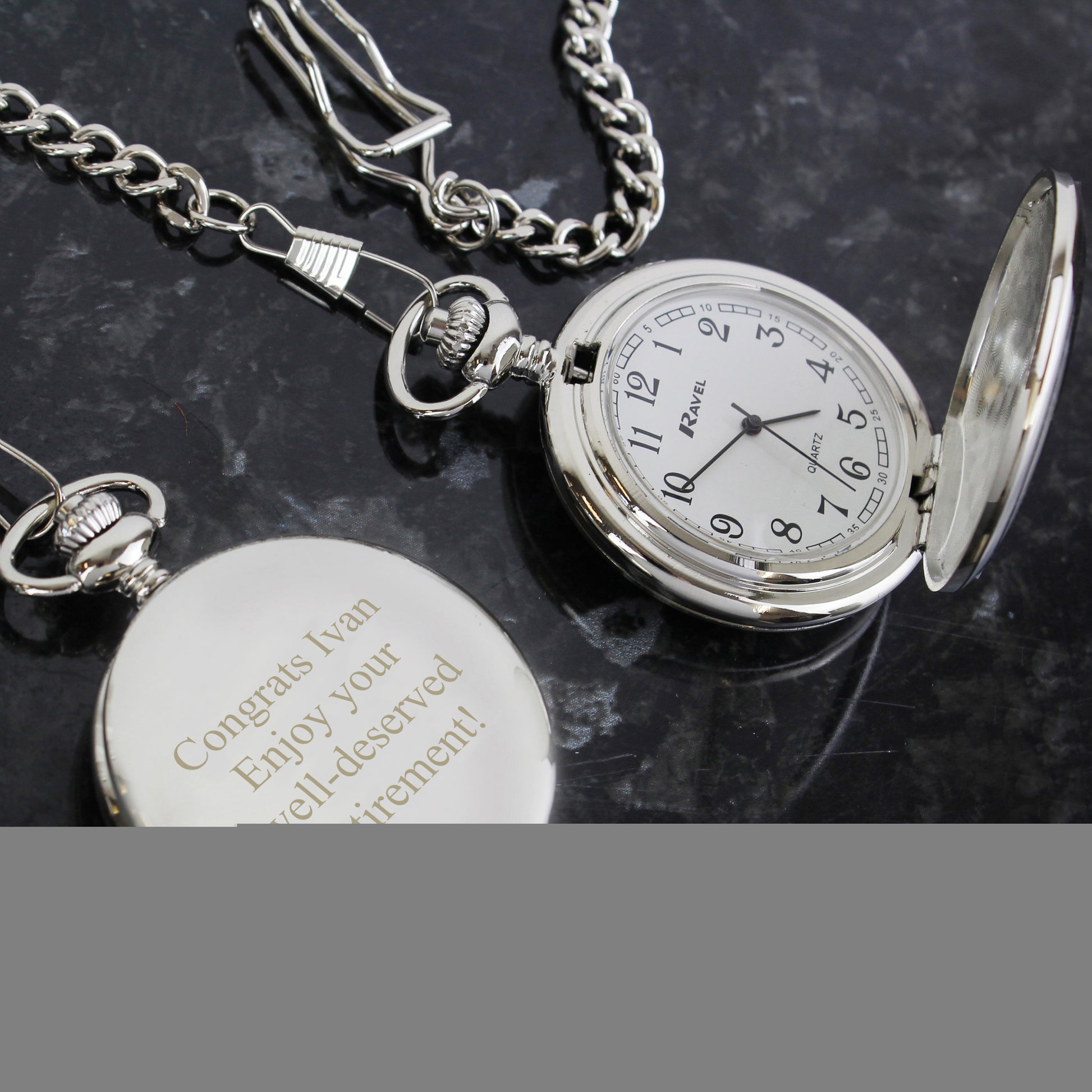 Personalised Formal Pocket Fob Watch - Clocks & Watches - Inspired Creative Gifts