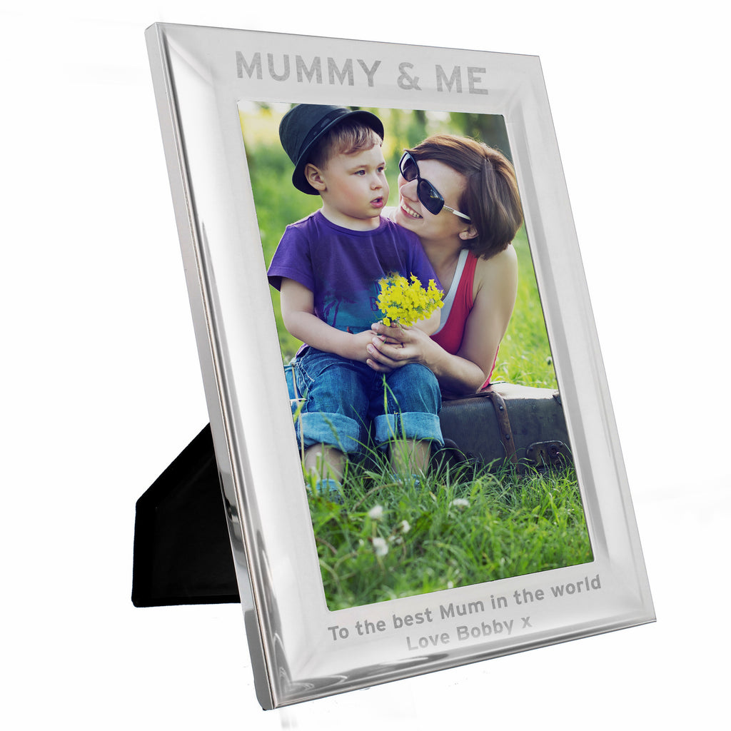 Personalised & Me 5x7 Silver Photo Frame - Picture Frame - Inspired Creative Gifts