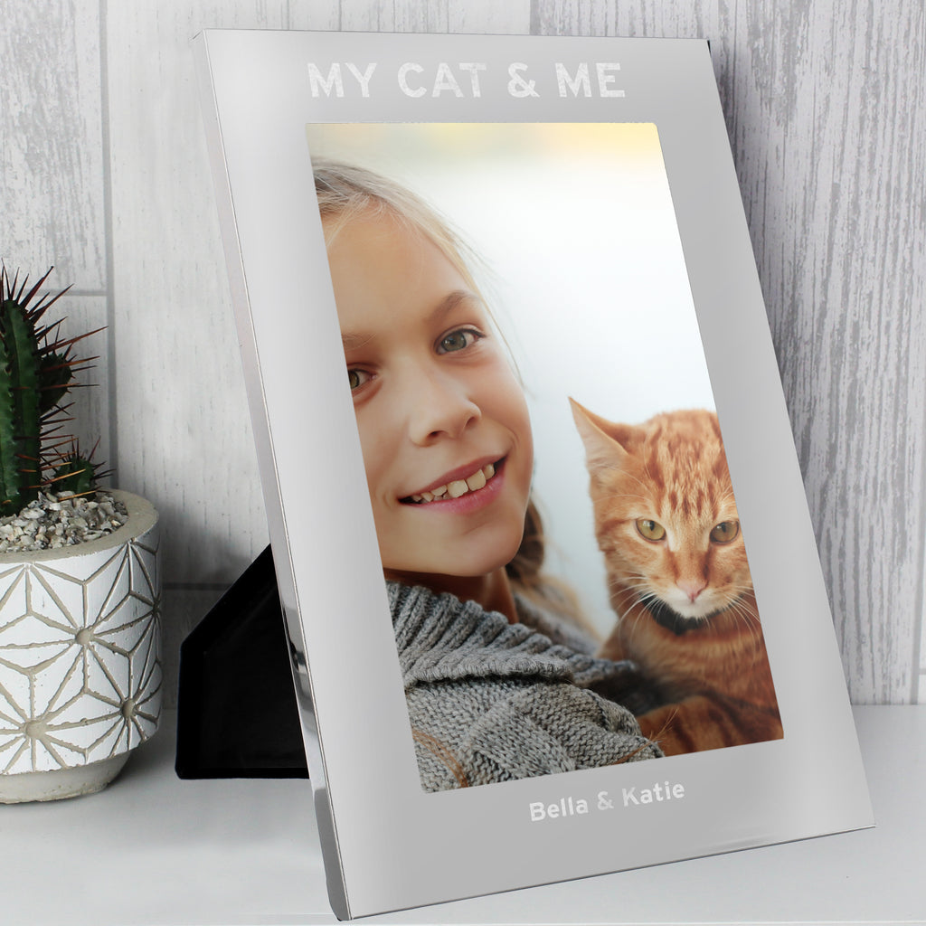 Personalised & Me 5x7 Silver Photo Frame - Picture Frame - Inspired Creative Gifts