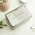 Personalised Rectangular Jewellery Box | Wedding Gift