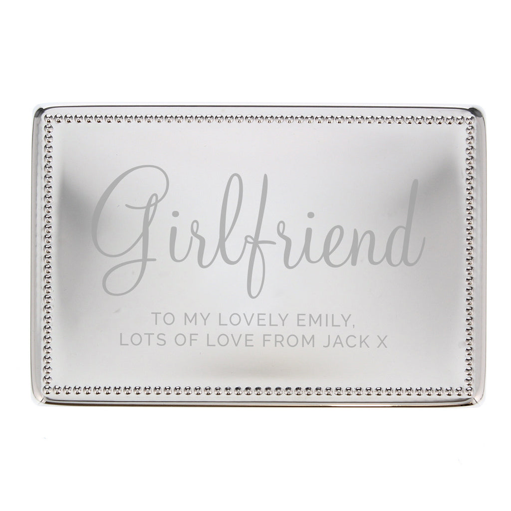 Personalised Rectangular Jewellery Box | Wedding Gift