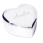 Personalised Name Only Heart Trinket Box | Wedding Gift