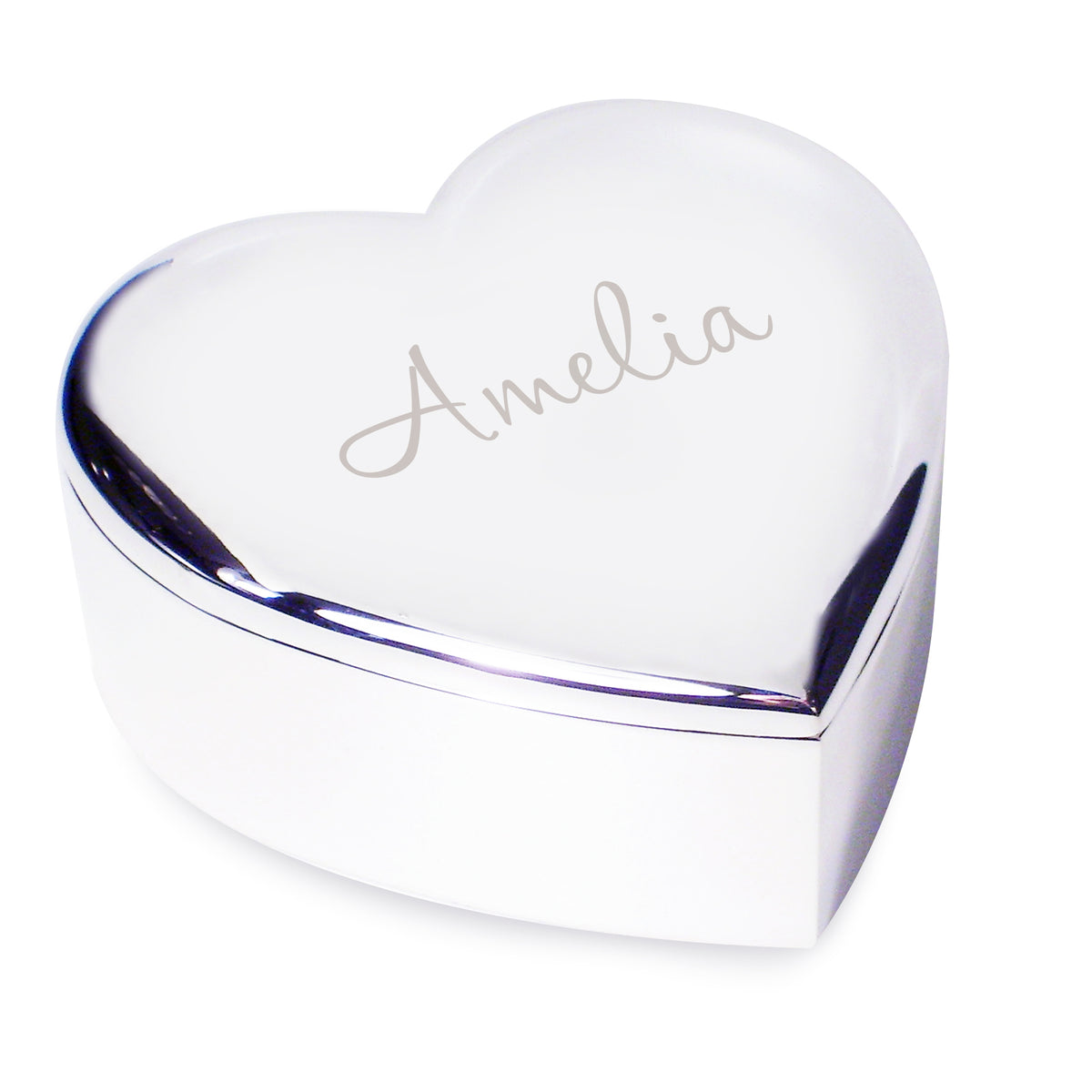 Personalised Name Only Heart Trinket Box | Wedding Gift