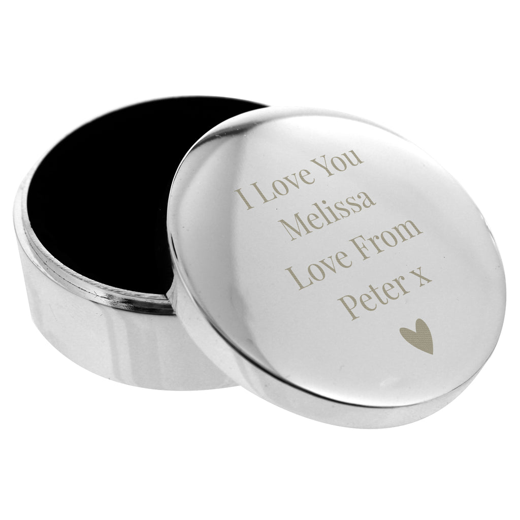 Personalised Ring Box | Keepsakes | Inspired Creative Gifts