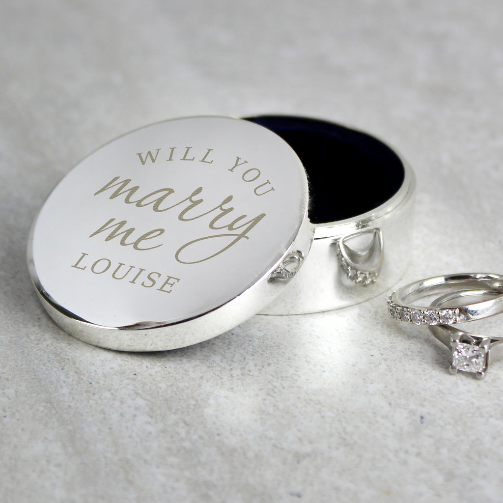 Personalised Will You Marry Me Ring Box | Keepsakes | Inspired Creative Gifts