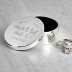Personalised Will You Marry Me Ring Box | Keepsakes | Inspired Creative Gifts