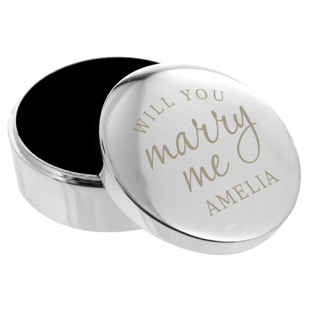 Personalised Will You Marry Me Ring Box | Keepsakes | Inspired Creative Gifts