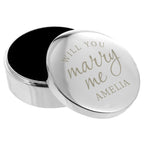 Personalised Will You Marry Me Ring Box | Keepsakes | Inspired Creative Gifts