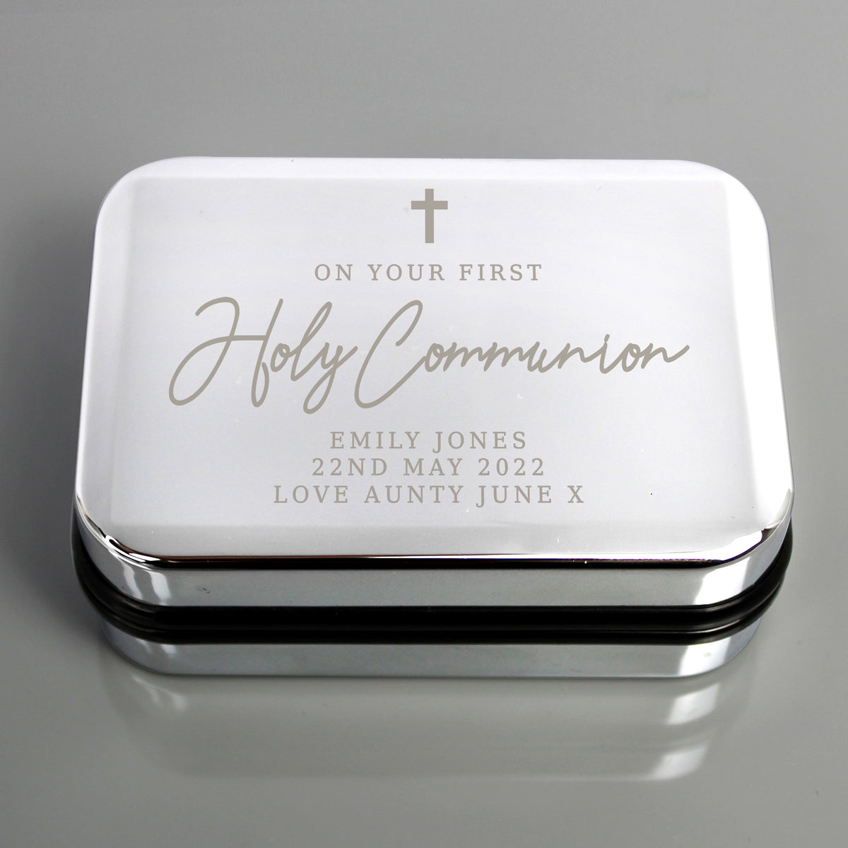 Personalised First Holy Communion Necklace Box | Gift for Her