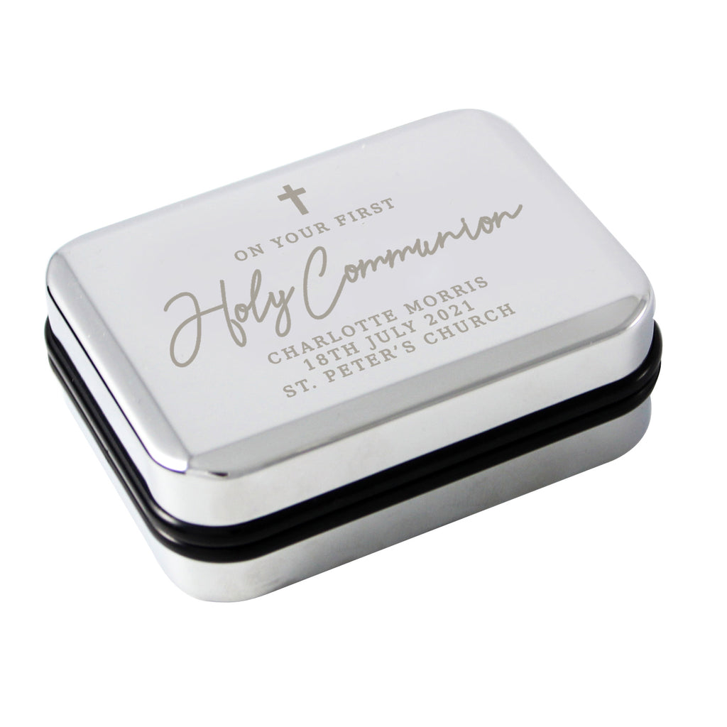 Personalised First Holy Communion Necklace Box | Gift for Her