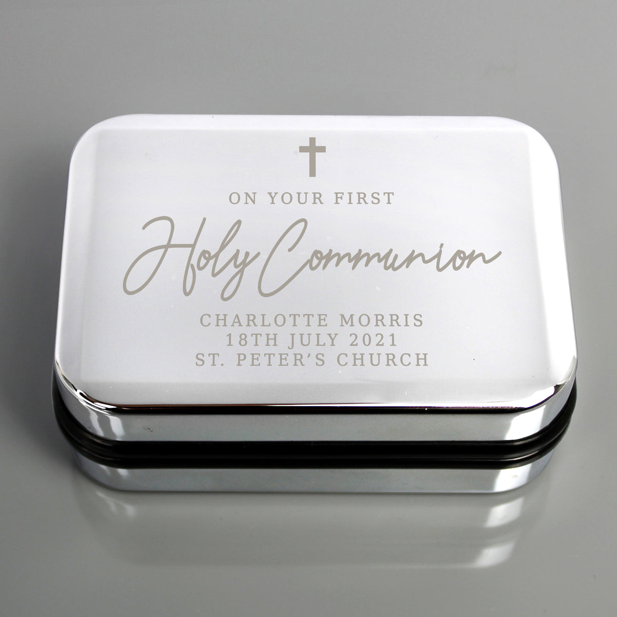 Personalised First Holy Communion Necklace Box | Gift for Her