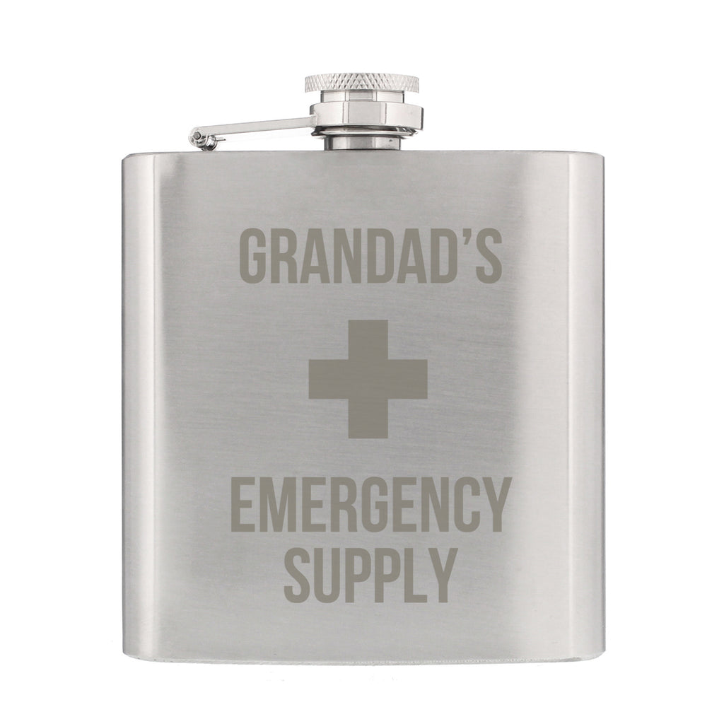Personalised Emergency Supply Hip Flask - Hip Flask - Inspired Creative Gifts
