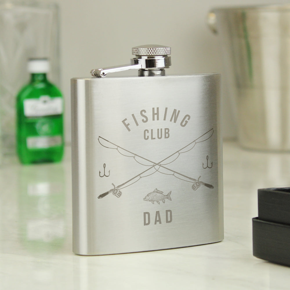Personalised Fishing Hip Flask | Gift for Him