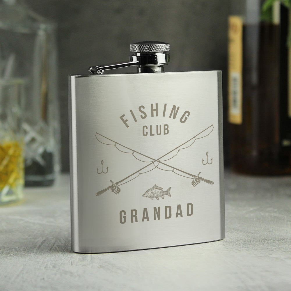 Personalised Fishing Hip Flask | Gift for Him