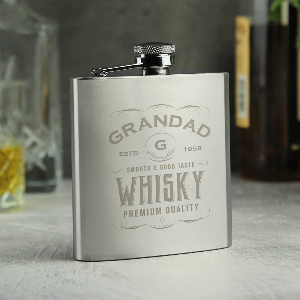 Personalised Whisky Hip Flask | Gift for Him