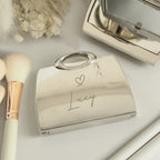 Personalised Name Handbag Compact Mirror for Wedding