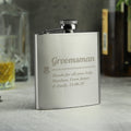 Personalised Groomsman Hip flask | Wedding Gift