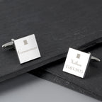 Personalised Groomsman Cufflinks | Wedding Gift