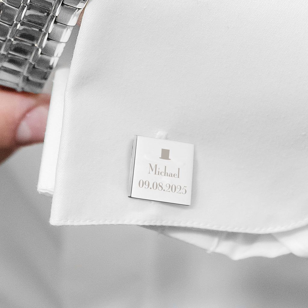 Personalised Groomsman Cufflinks | Wedding Gift