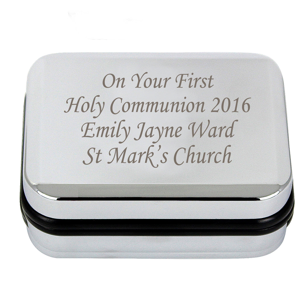 Personalised Box with Cross Necklace | Wedding Gift