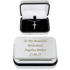 Personalised Box with Cross Necklace | Wedding Gift