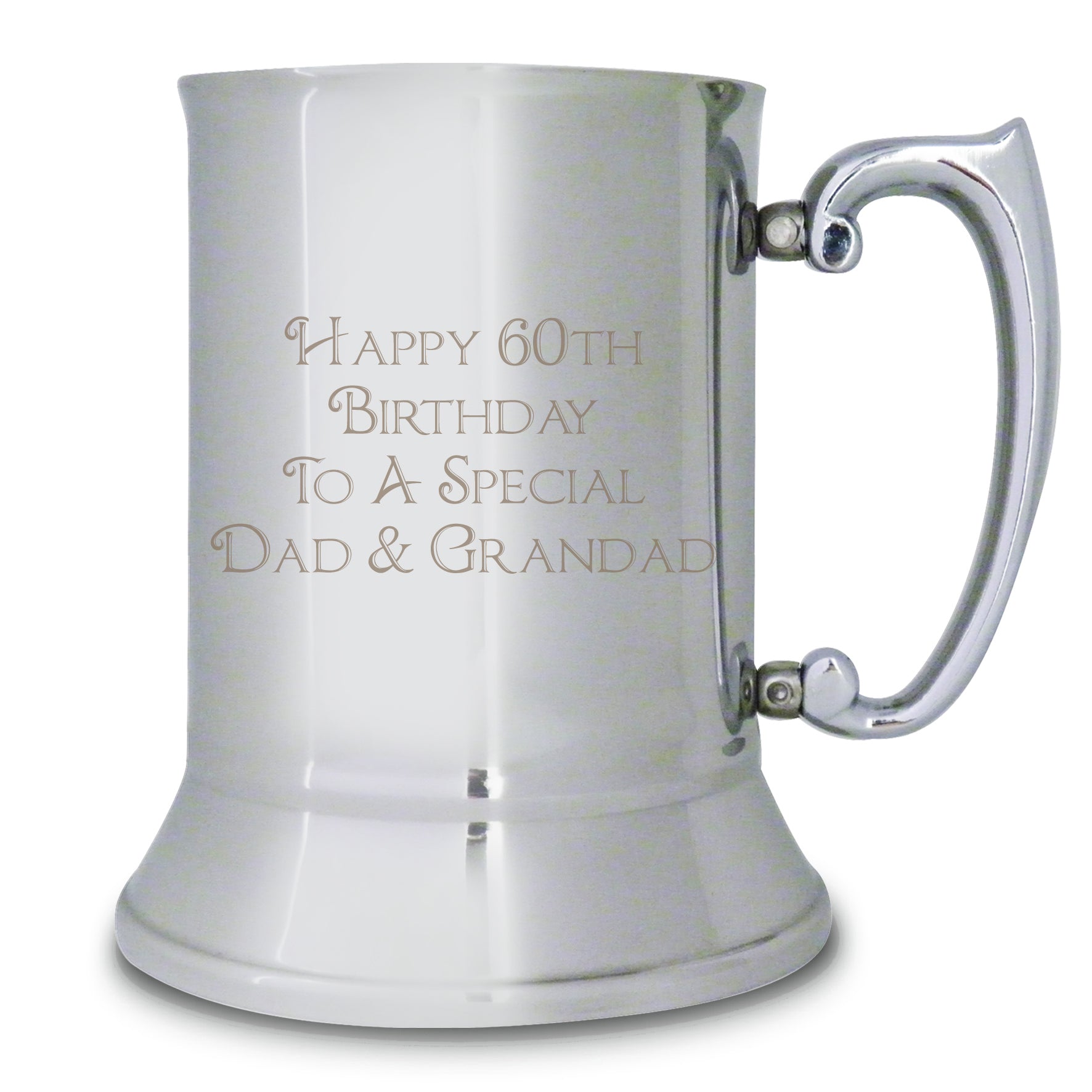 Personalised Bold Message Stainless Steel Tankard - Inspired Creative Gifts