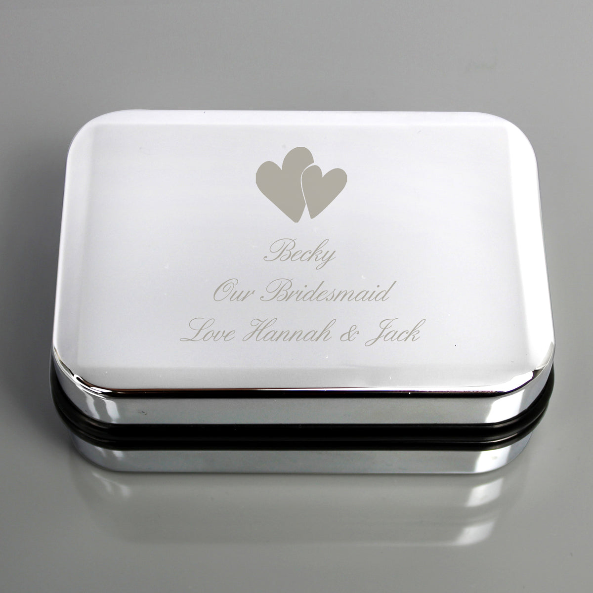 Personalised Heart Motif Necklace Gift Box | Gift for Her