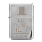 Personalised Decorative Wedding Best Man Lighter | Keepsakes | Wedding Gift