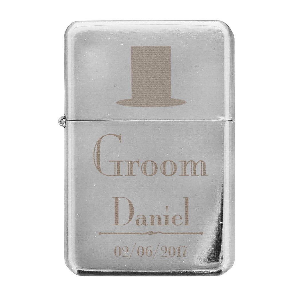 Personalised Decorative Wedding Groom Lighter | Wedding Gift