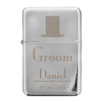 Personalised Decorative Wedding Groom Lighter | Wedding Gift