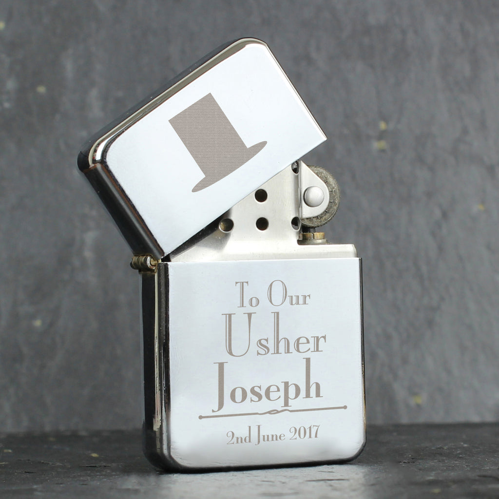 Personalised Decorative Wedding Usher Lighter for Wedding