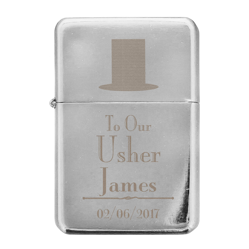 Personalised Decorative Wedding Usher Lighter for Wedding