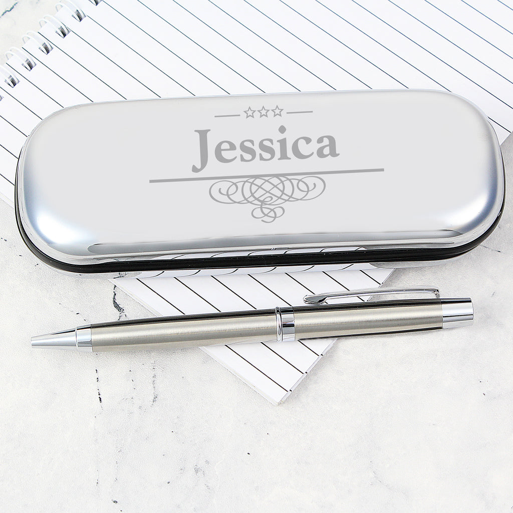 Personalised Decorative Pen and Box Set | Stationery & Pens | Christmas Gift