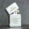 Personalised Silver Lighter for Wedding