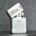 Personalised The No.1 Silver Lighter | Wedding Gift