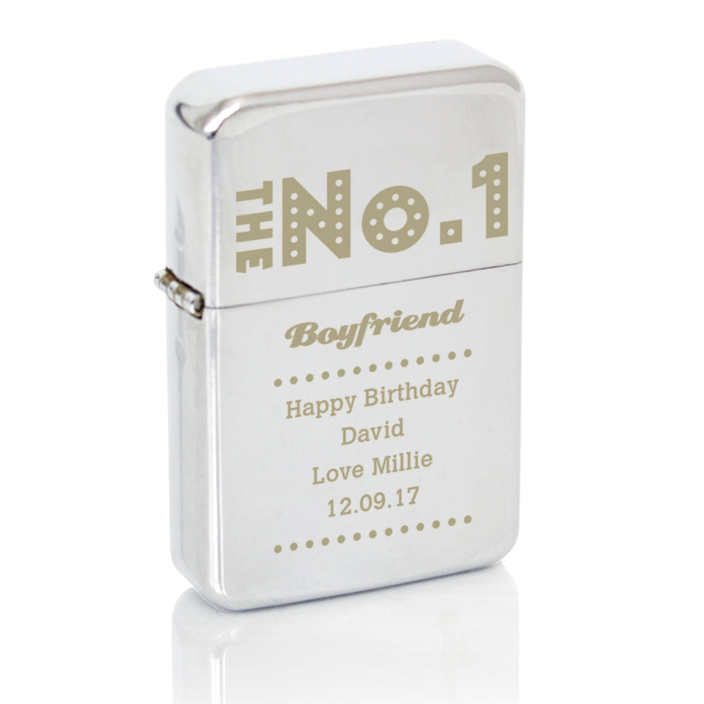 Personalised The No.1 Silver Lighter | Wedding Gift
