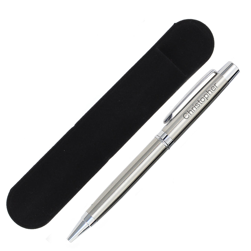 Personalised Classic Pen and Pouch Set | Stationery & Pens