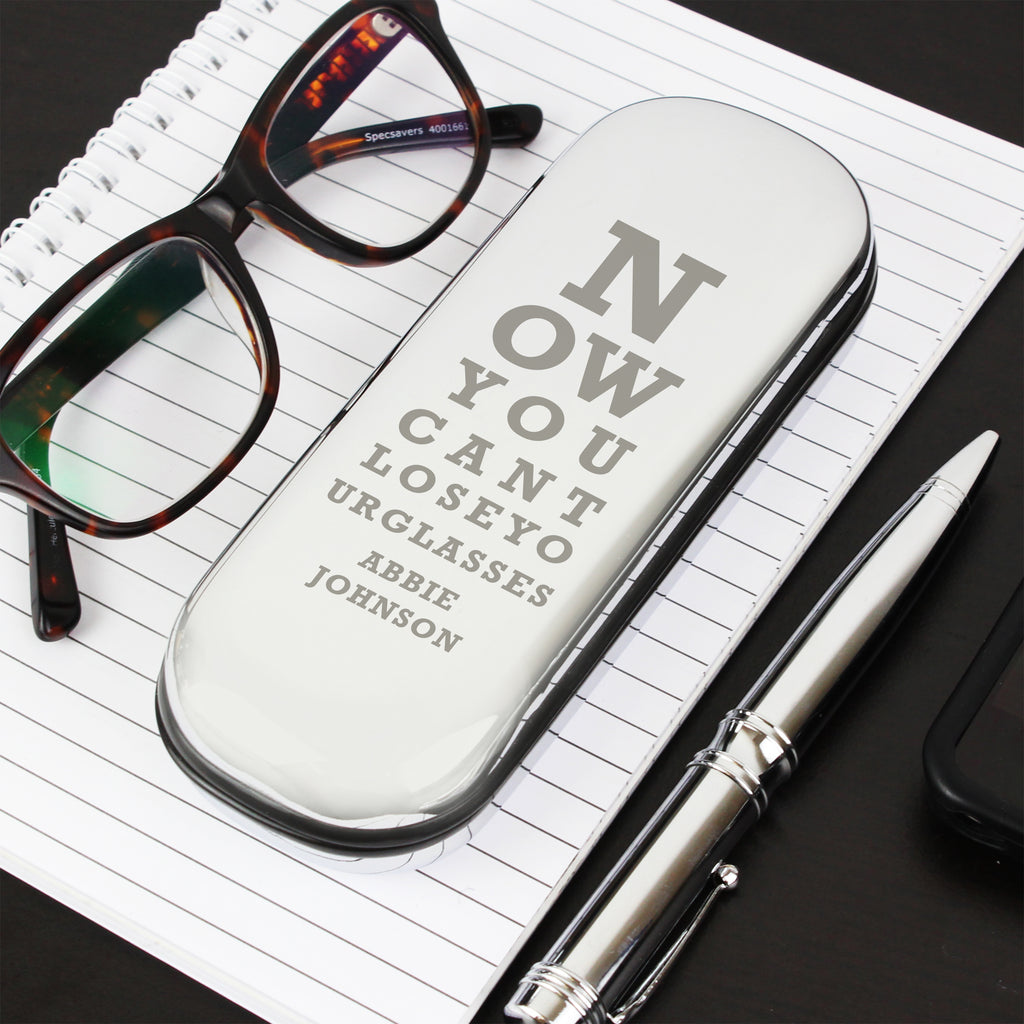 Personalised Eye Exam Glasses Case | Christmas Gift