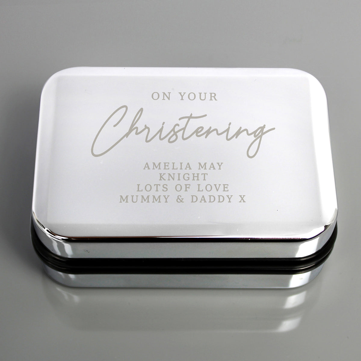 Personalised Christening Necklace Box | Gift for Her