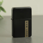 Personalised Name Only Black Lighter | Gift for Him