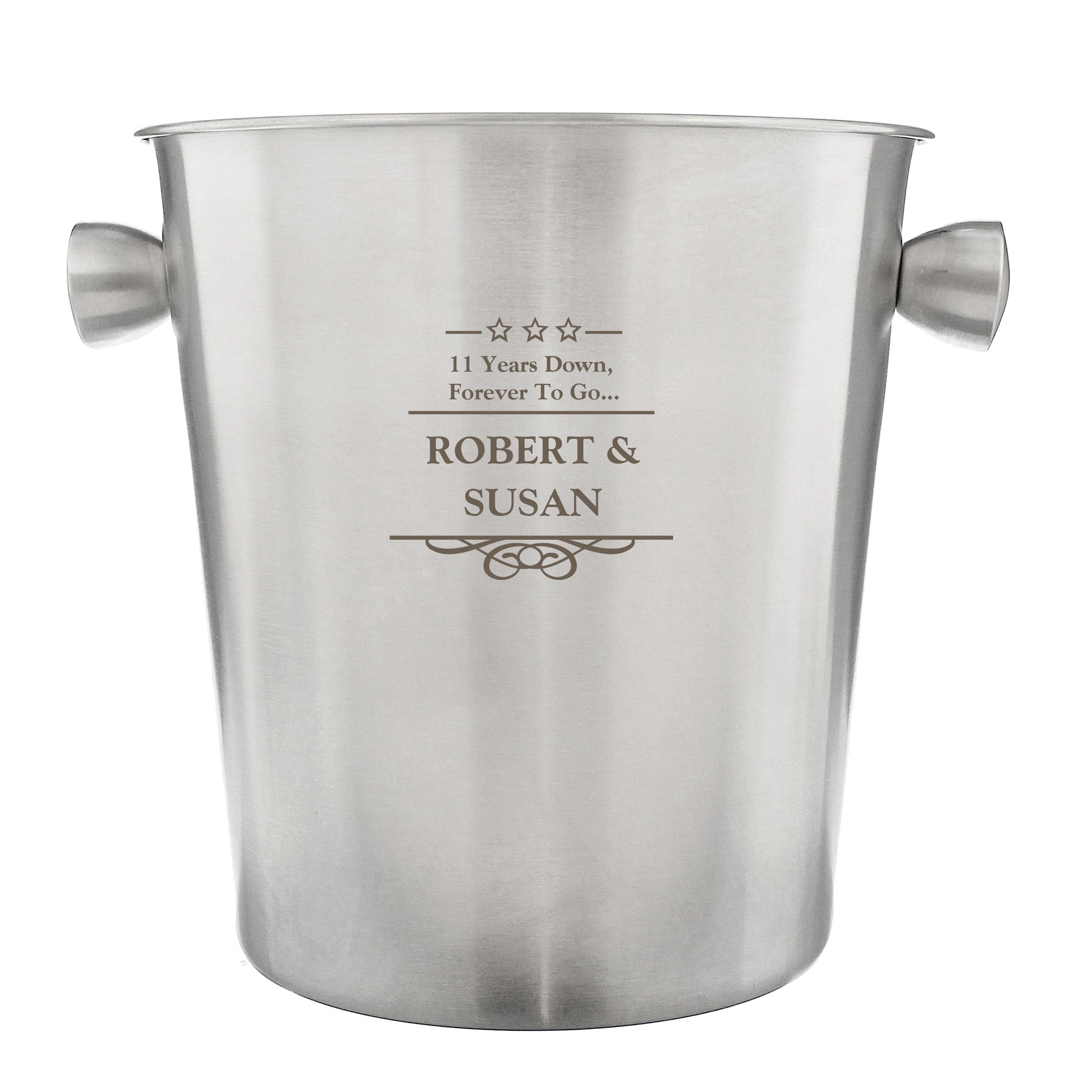 Personalised Decorative Stainless Steel Ice Bucket - Ice Bucket - Inspired Creative Gifts