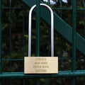 Personalised Any Message Padlock for Father's Day