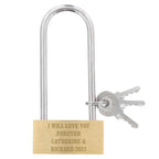 Personalised Any Message Padlock for Father's Day