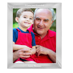 Personalised Any Message 10x8 Silver Photo Frame | Photo Frames, Albums and Guestbooks