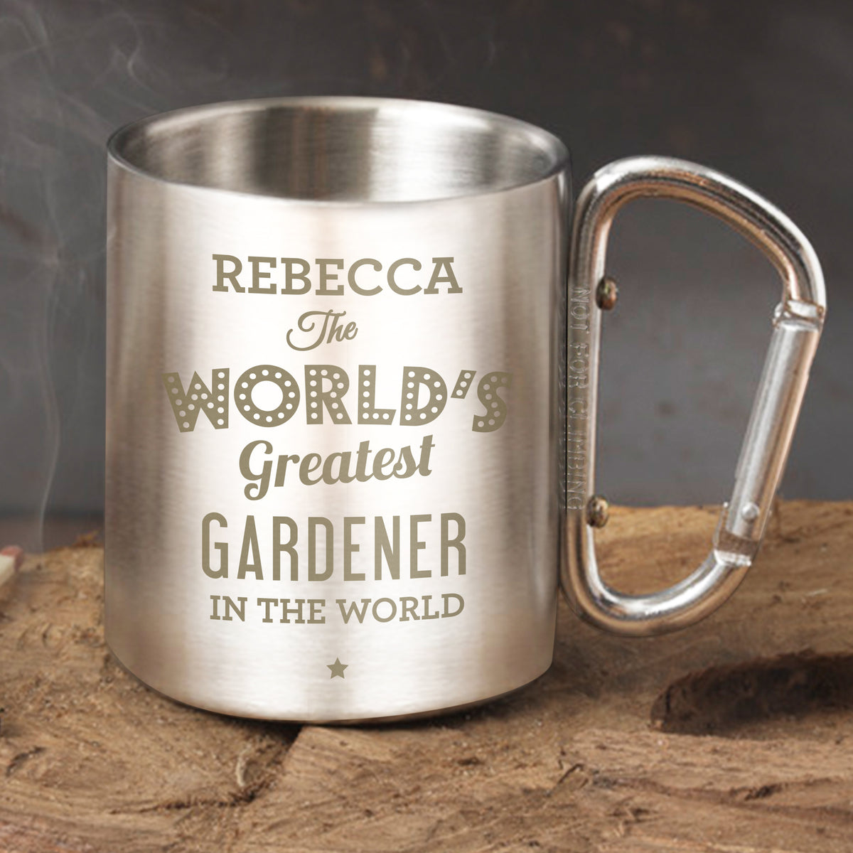 Personalised 'The World's Greatest' Stainless Steel Mug | Christmas Gift